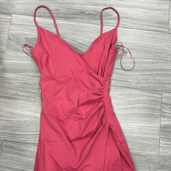 Susana Monaco  Wrap Front Slit Dress - Picture 4 of 9